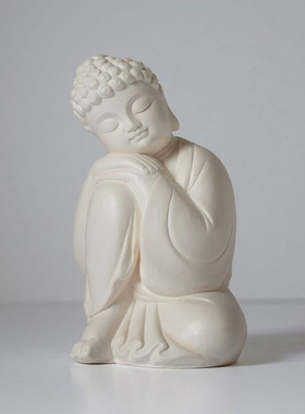 韩国直邮慈悲石膏佛像雕塑摆件