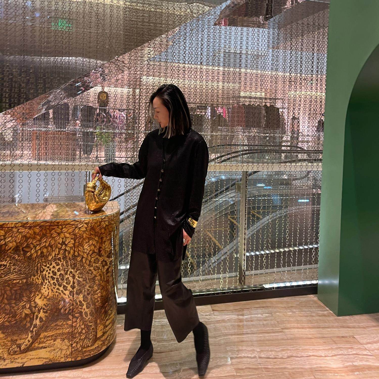 TOFOD  “黑金”意大利进口面料 真丝镂空西装+阔腿裤套装,女装/女士精品,时尚套装,淘宝优惠券,粉丝福利购,淘宝优惠卷