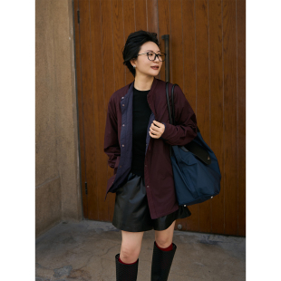 超轻外套短风衣开衫 TOFOD 杜邦夹棉 轻户外双面可穿 两面派