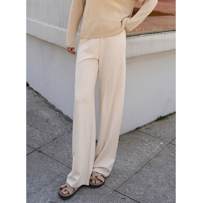 TOFOD 凉凉裤 进口宾霸+真丝莫代尔一片式剪裁百搭休闲裤空气裤