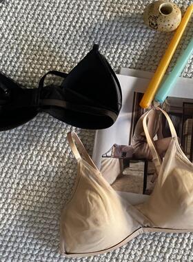 TOFOD 丝蜜 弹力真丝蕾丝文胸 早秋款聚拢无钢圈Bra三角杯内衣