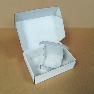 24长T型纸盒内衣丝袜打底衫快递包装盒可订制尺寸白色飞机盒包邮