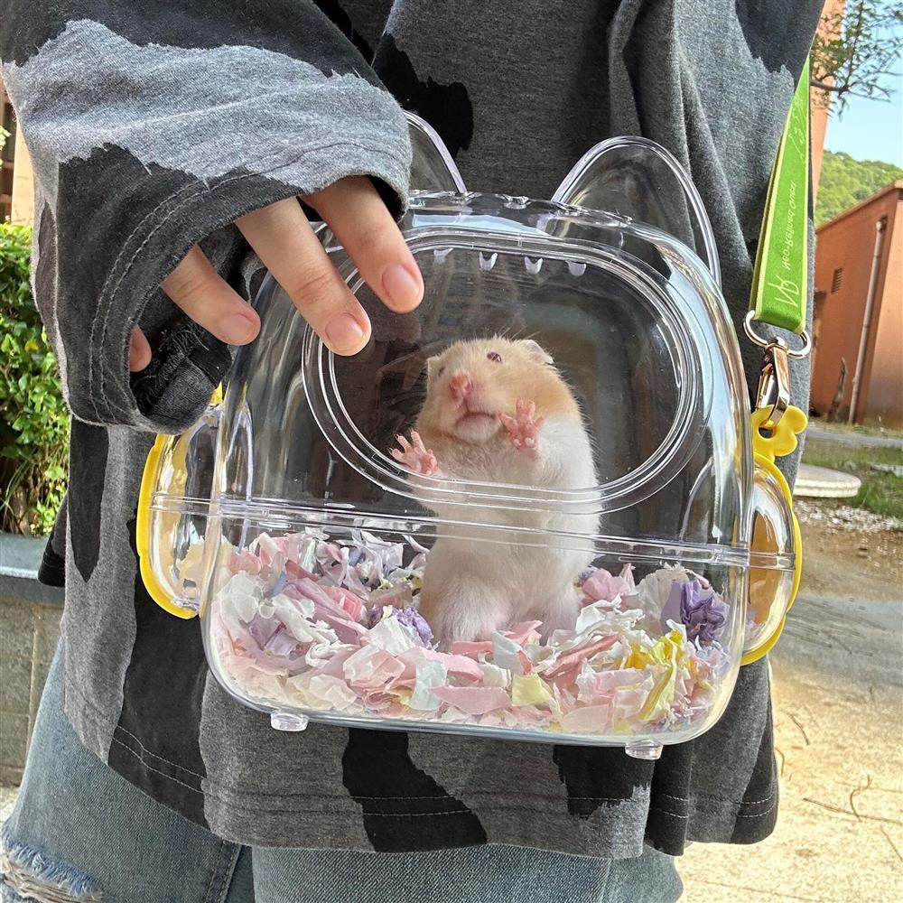 外带仓鼠窝可爱高颜值鼠类便携笼子卡通金丝熊蜜袋鼯透气斜跨背包,宠物/宠物食品及用品,笼子,淘宝优惠券,粉丝福利购,淘宝优惠卷