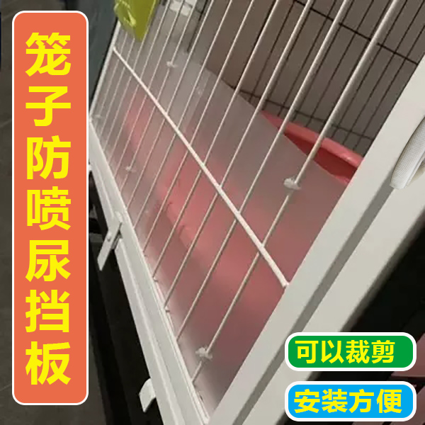 兔子防喷尿挡板宠物小鸡鸭