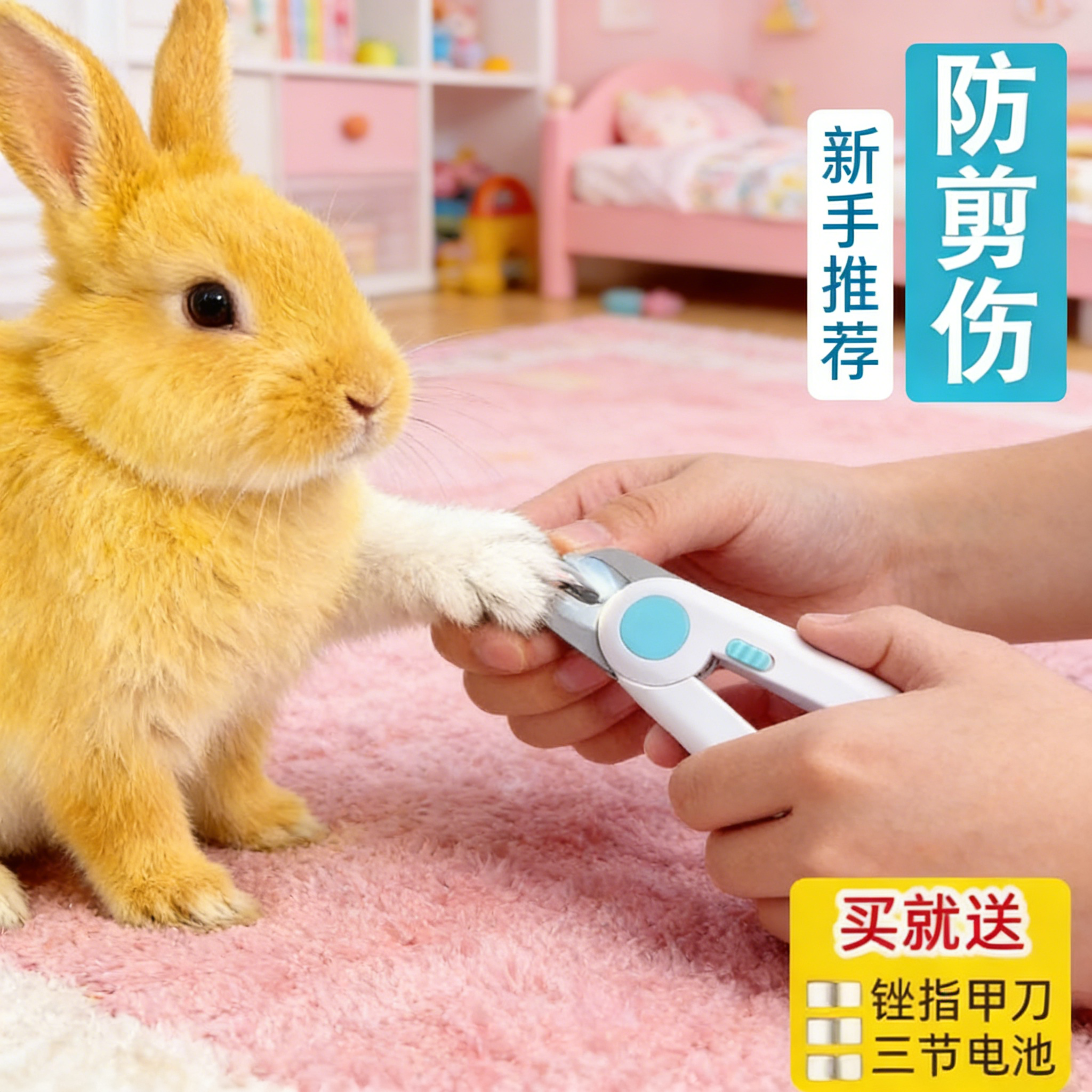 宠物用品兔子专用指甲刀 防抓伤兔兔剪刀 宠物兔子修剪工具 锐利,宠物/宠物食品及用品,兔兔其他,淘宝优惠券,粉丝福利购,淘宝优惠卷