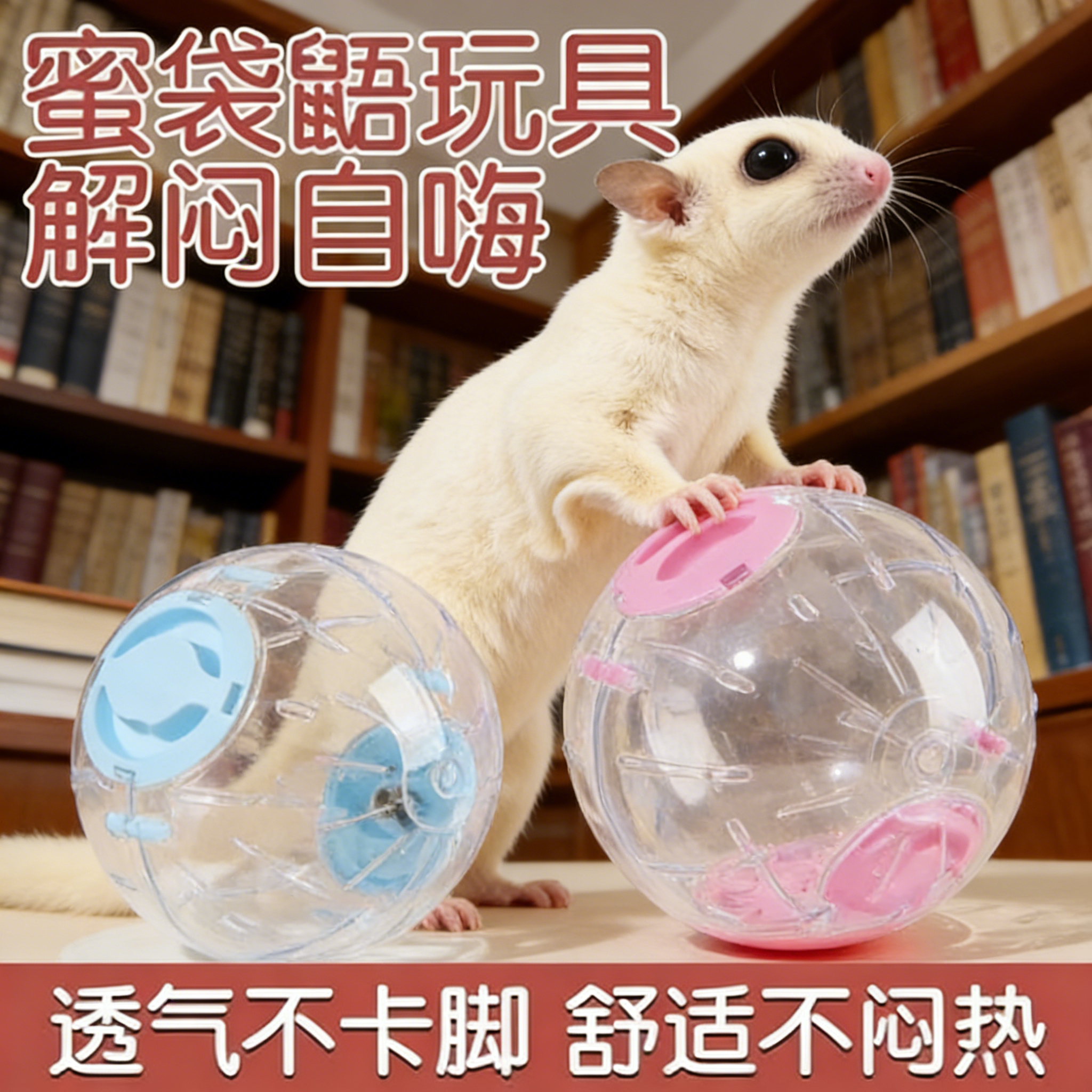 垂耳兔蜜袋鼯玩具解闷自嗨跑球不卡脚大号跑步机金丝熊仓鼠专用生,宠物/宠物食品及用品,玩具/造景装饰,淘宝优惠券,粉丝福利购,淘宝优惠卷