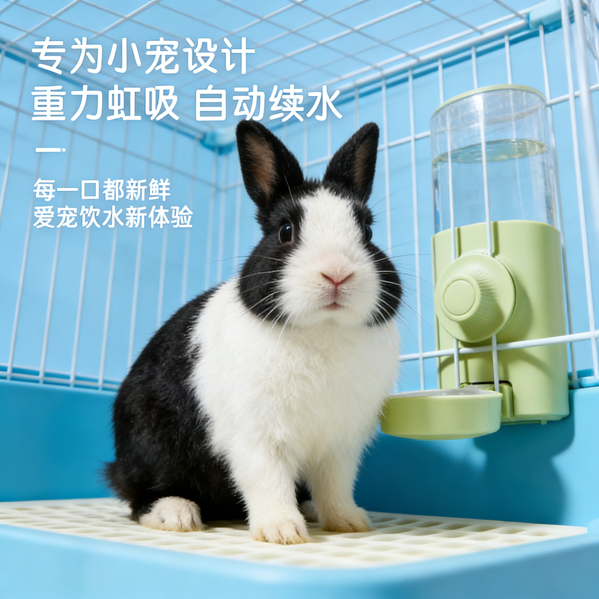 宠物用品兔子喝水壶神器挂式豚鼠荷兰猪龙猫喂水自动专用饮水器机,宠物/宠物食品及用品,兔兔饮水器,淘宝优惠券,粉丝福利购,淘宝优惠卷