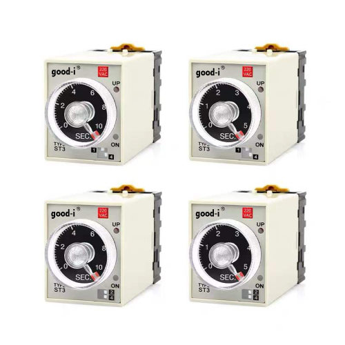 时间继电器st3p a-a b c d e通电断电24v 380v 220v 通电