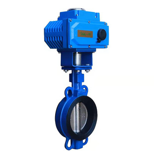 电动蝶阀加厚化工水利流量控制DN50-300软密封D971X-16Q电动蝶阀