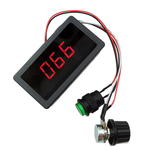 CCM5D数显PWM直流电机调速器6V12V24V无极调速开关有刷马达控制器