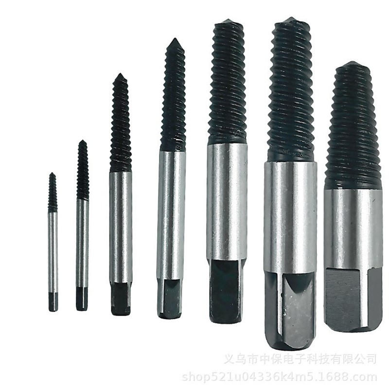 三角阀断丝取出器 反丝滑牙取水管水龙头断裂丝锥螺纹修复器工具