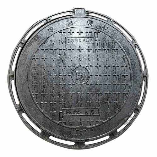 广东下水道球墨圆形漏水井盖重型井盖外方内圆排水检查雨污可过车