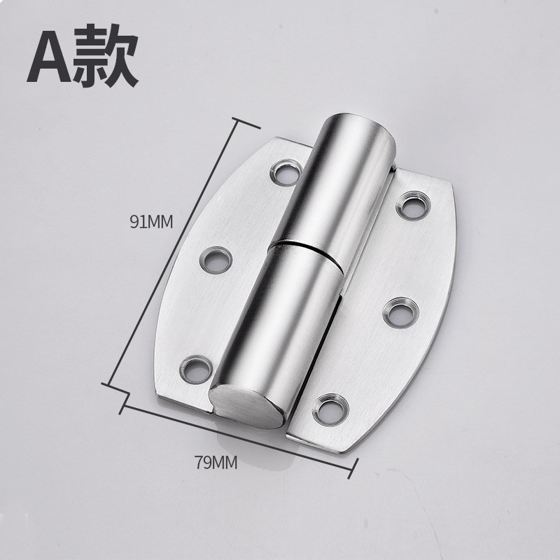 公共卫生间隔断五金配件 厕所门合页304不锈钢隔断门自动回位铰链