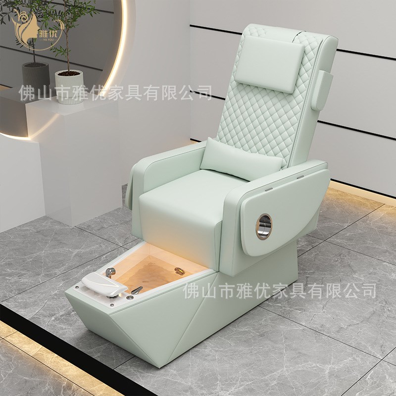 跨境美甲沙龙电动按摩沐足椅国外水疗店美容院躺椅修脚足疗沙发椅