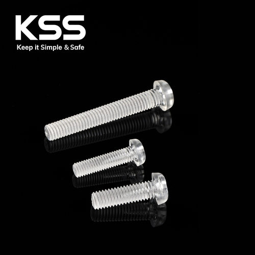 KSS凯士士塑料螺丝透明螺丝PC螺丝塑料螺丝M3/M4/M5六角钻尾丝