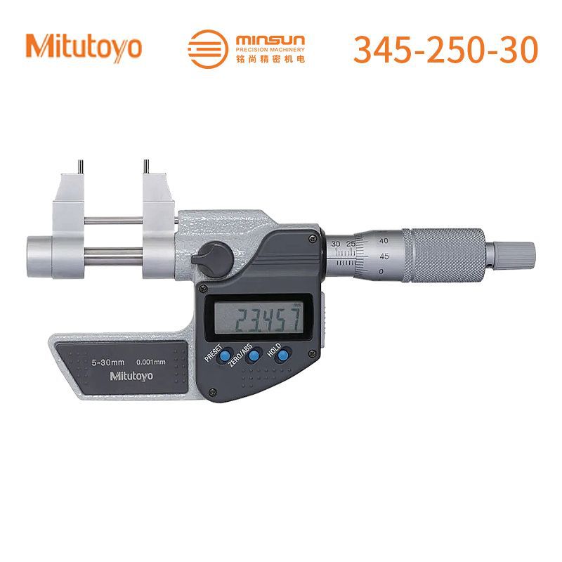 三丰mitutoy数显内径千分尺 原装345-250-30/5-30MM内径千分尺图片