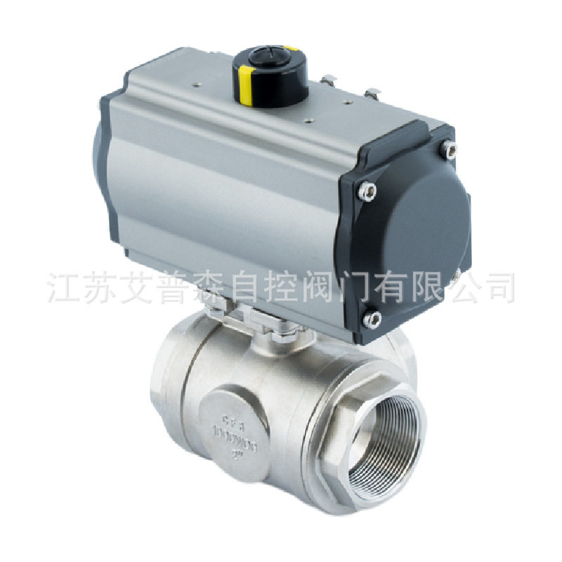 Q614F/Q615F不锈钢三通T型/L型三通内螺纹分流合流蒸汽自来水球阀