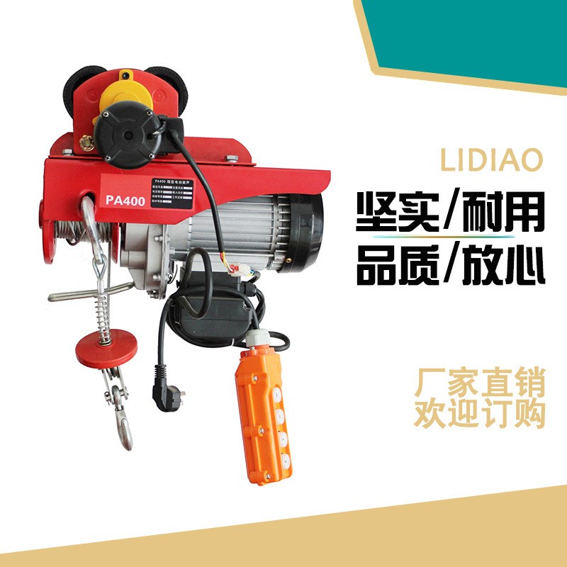 微型电动葫芦220V小吊机家用装修PA800提升机卷扬机吊车起重机