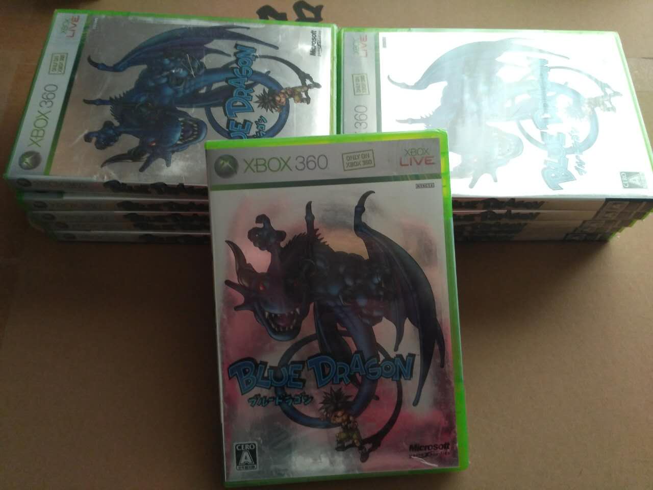 XBOX360正版 蓝龙 Blue Dragon 日版 全新品 未拆封