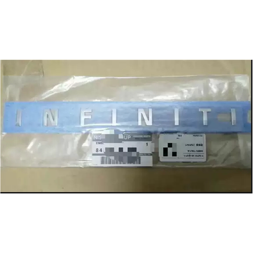 适配英菲尼迪Q70L G37 M25 M37尾门电镀英文字标志后标致INFINITI