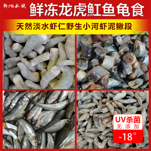 龙鱼活食冻虾冷冻小河虾饲料鱼泥鳅段虾段麦穗鱼虎鱼食饲料高蛋白