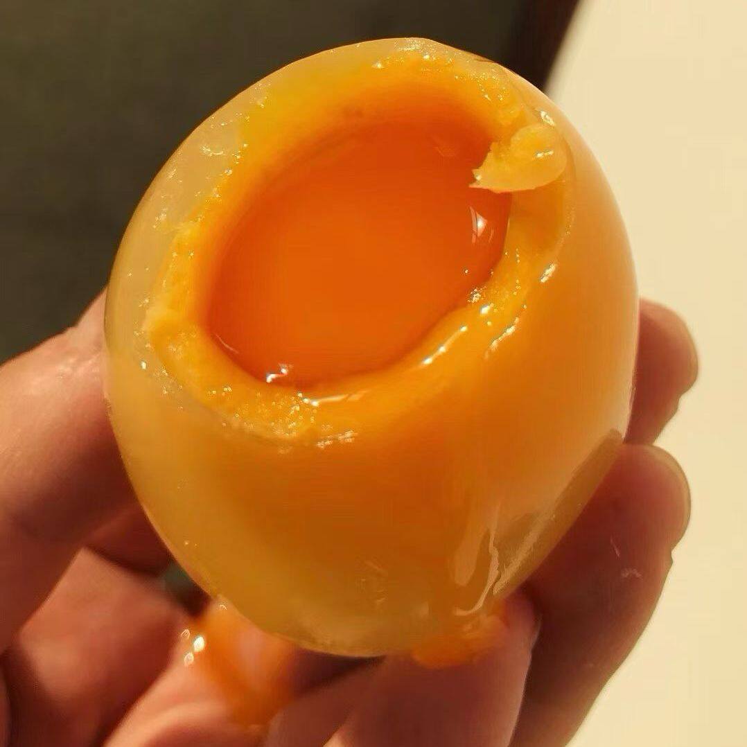 随州特产安居糖心皮土鸭蛋溏心皮蛋白皮蛋糖心松花皮蛋嫩皮蛋端午
