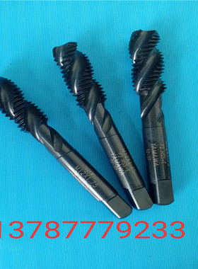 日本YAMAWA不锈钢黑色螺旋丝锥M10M11M12X0.75X1X1.25X1.5X1.75