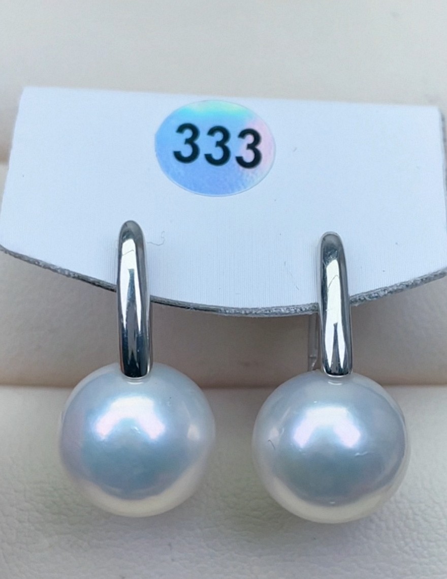 12.3mm正圆极光收藏极炫彩媲美海水蓝雪