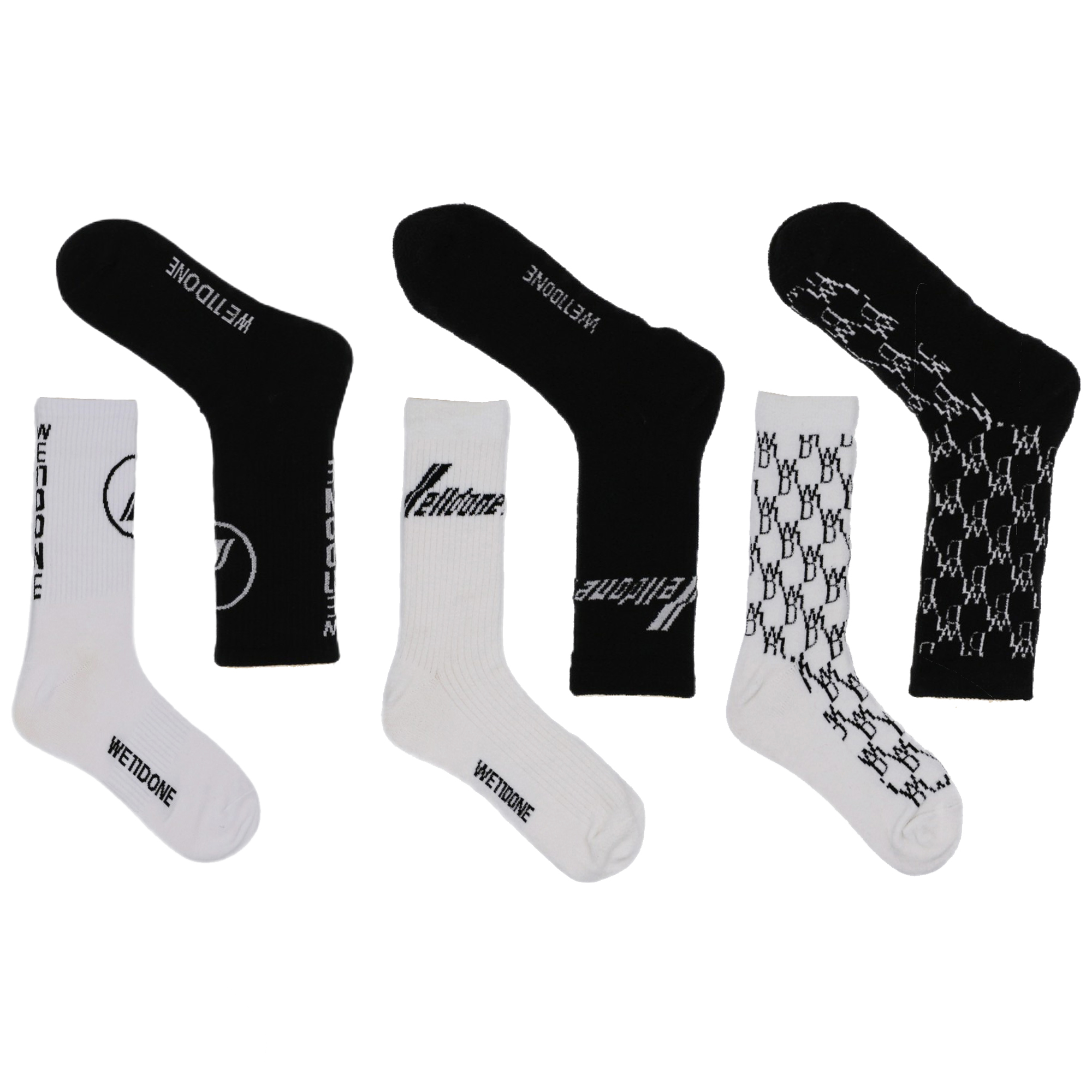 we11done两双装设计师潮袜现货