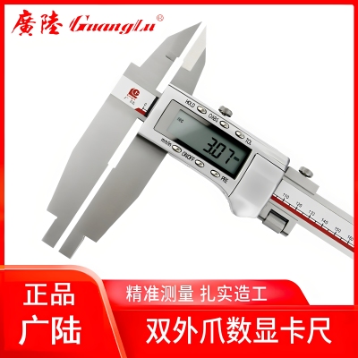 不锈钢电子数显卡尺加长爪广陆