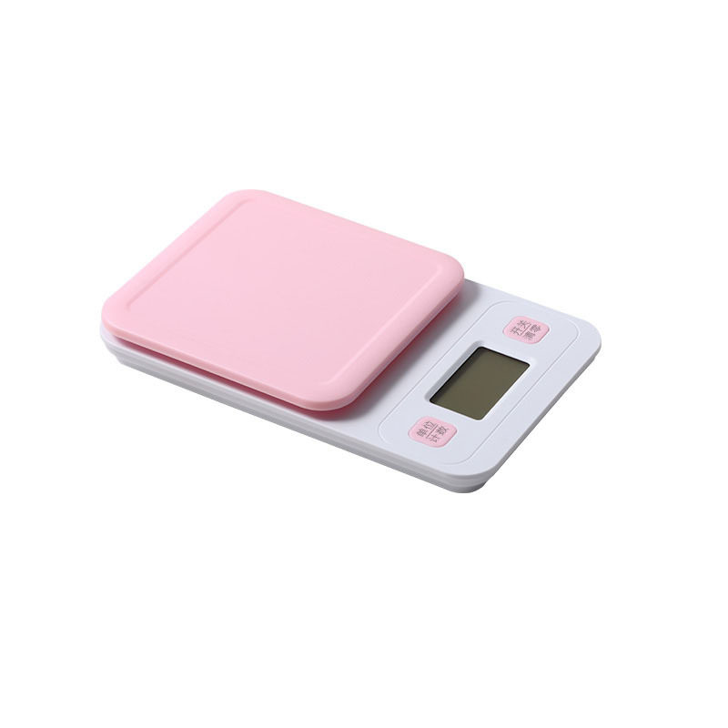 粉色电子秤烘焙秤家用食物克度称电子称TYPE-C充电厨房称