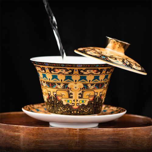 上泽高端可360度悬停.旋盖盖碗