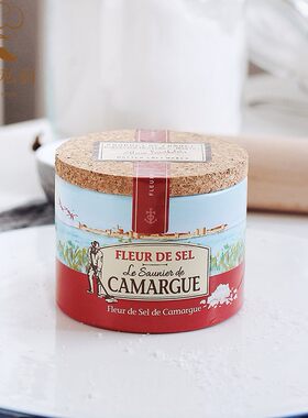 Camargue卡玛格海盐之花原味调味盐125g牛排海盐卡玛格太妃糖原料