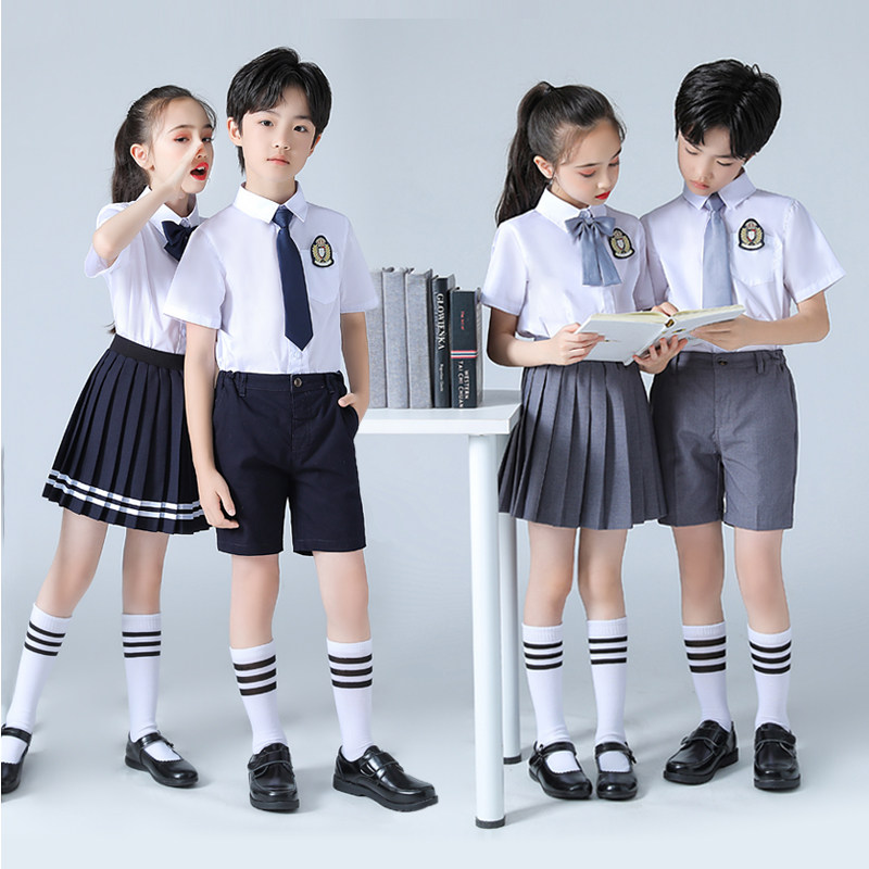 六一中小学生大合唱表演服英伦风校服儿童诗朗诵歌咏比赛班服园服