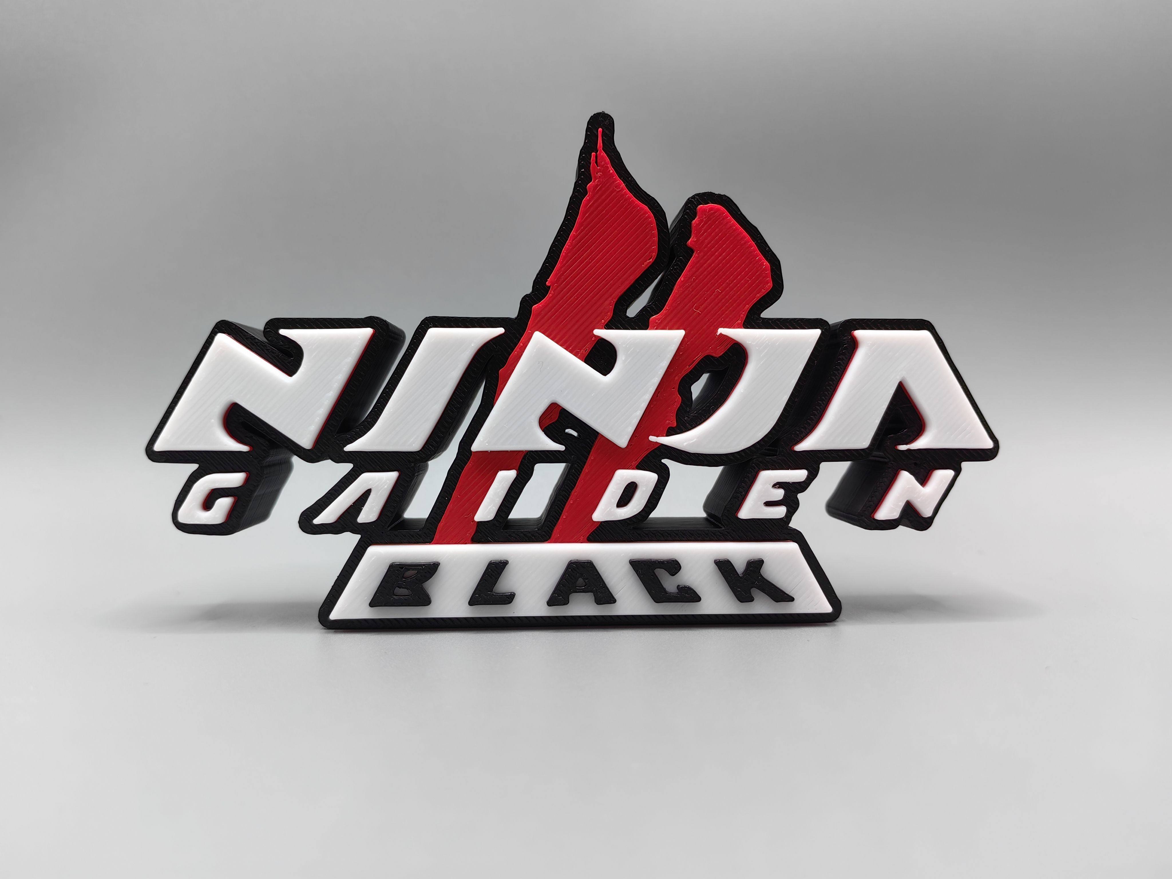 忍者龙剑传 II Ninjia II Logo 立体字体 立牌 铭牌 标志 摆件