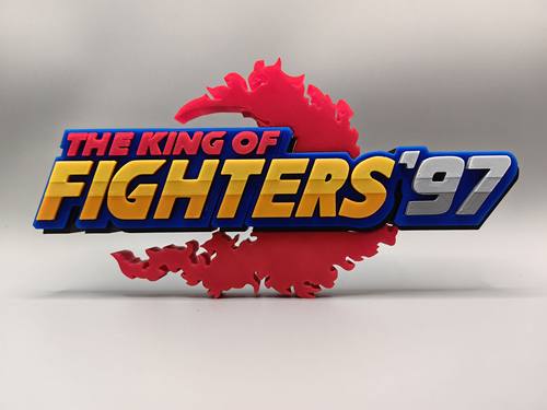 拳皇97 The king of Fighters 97 Logo  立体字体 立牌 招牌 摆件