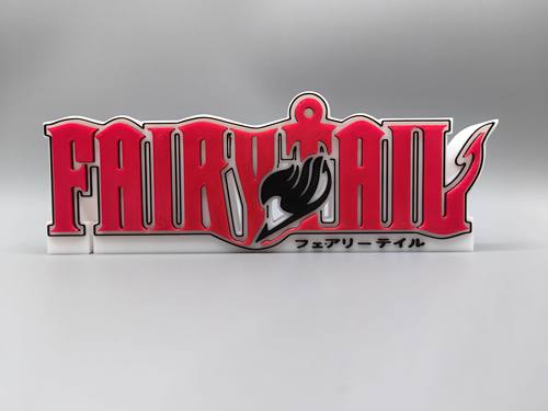 妖精的尾巴 Fairy tail  Logo 立体字体 立牌 铭牌 标志 摆件