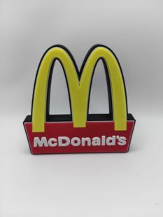 麦当劳 McDonald's Logo  立体字体 立牌 铭牌 潮玩 高颜值 摆件