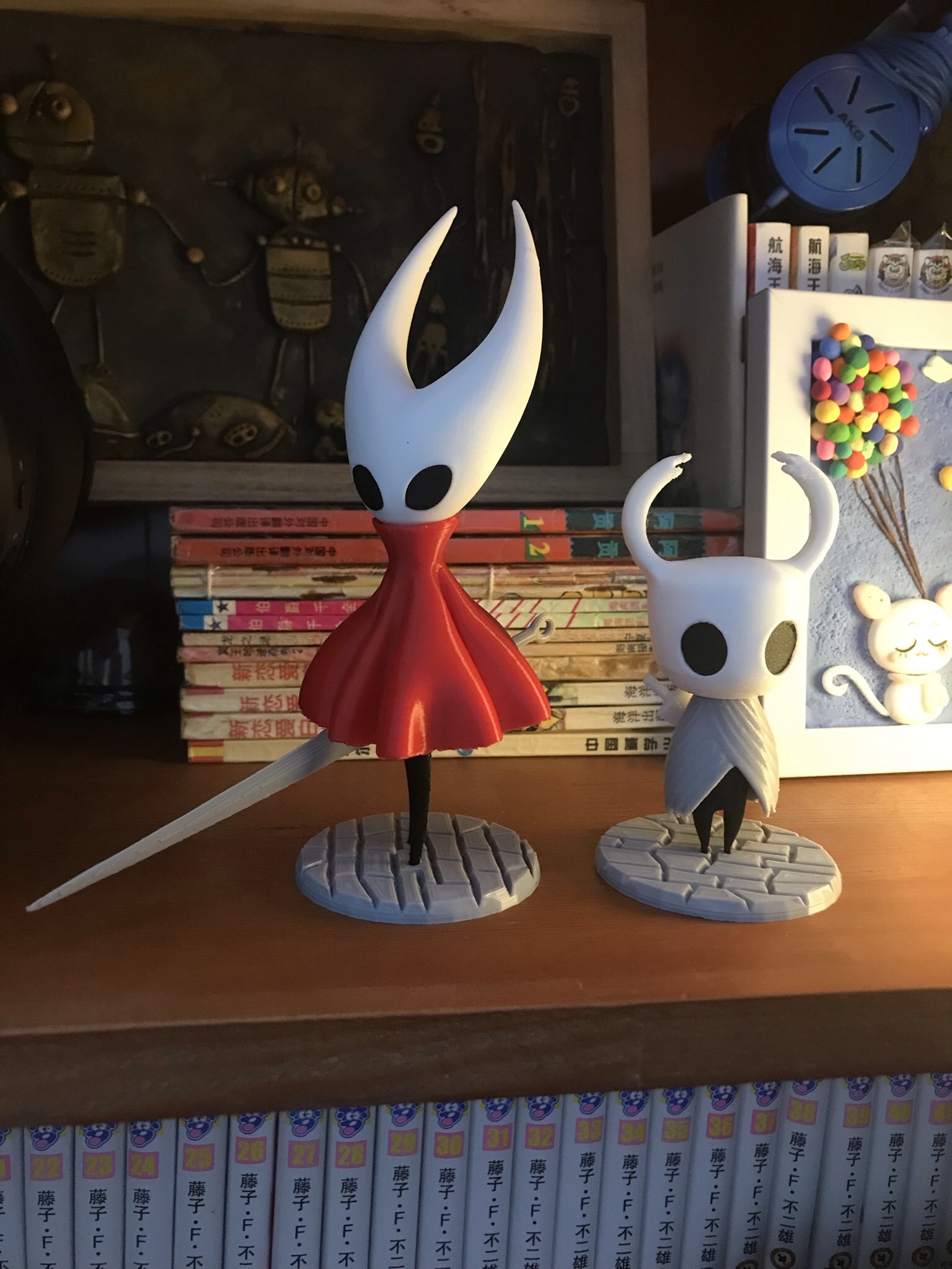 空洞骑士 手办 一对 Hollow Knight 小骑士 大黄蜂 模玩/动漫/周边/娃圈三坑/桌游 手办/手办景品 原图主图