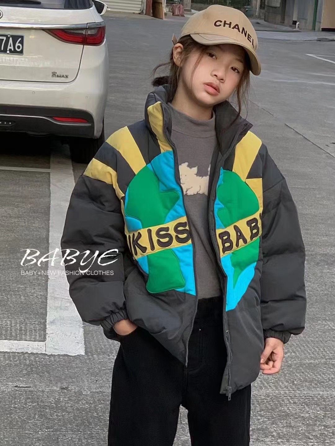 儿童羽绒服男童女童短款加厚保暖外套中大童面包服潮