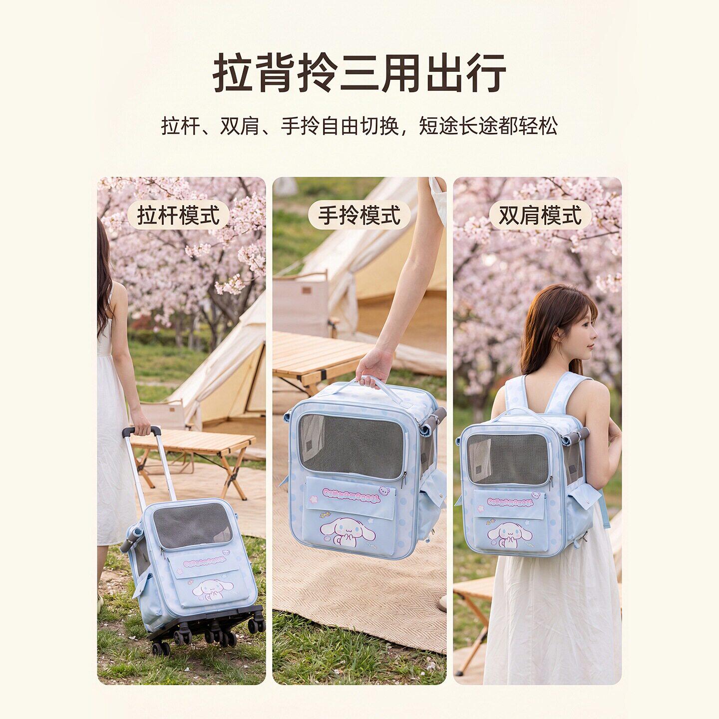宠物双肩背包手提狗包透