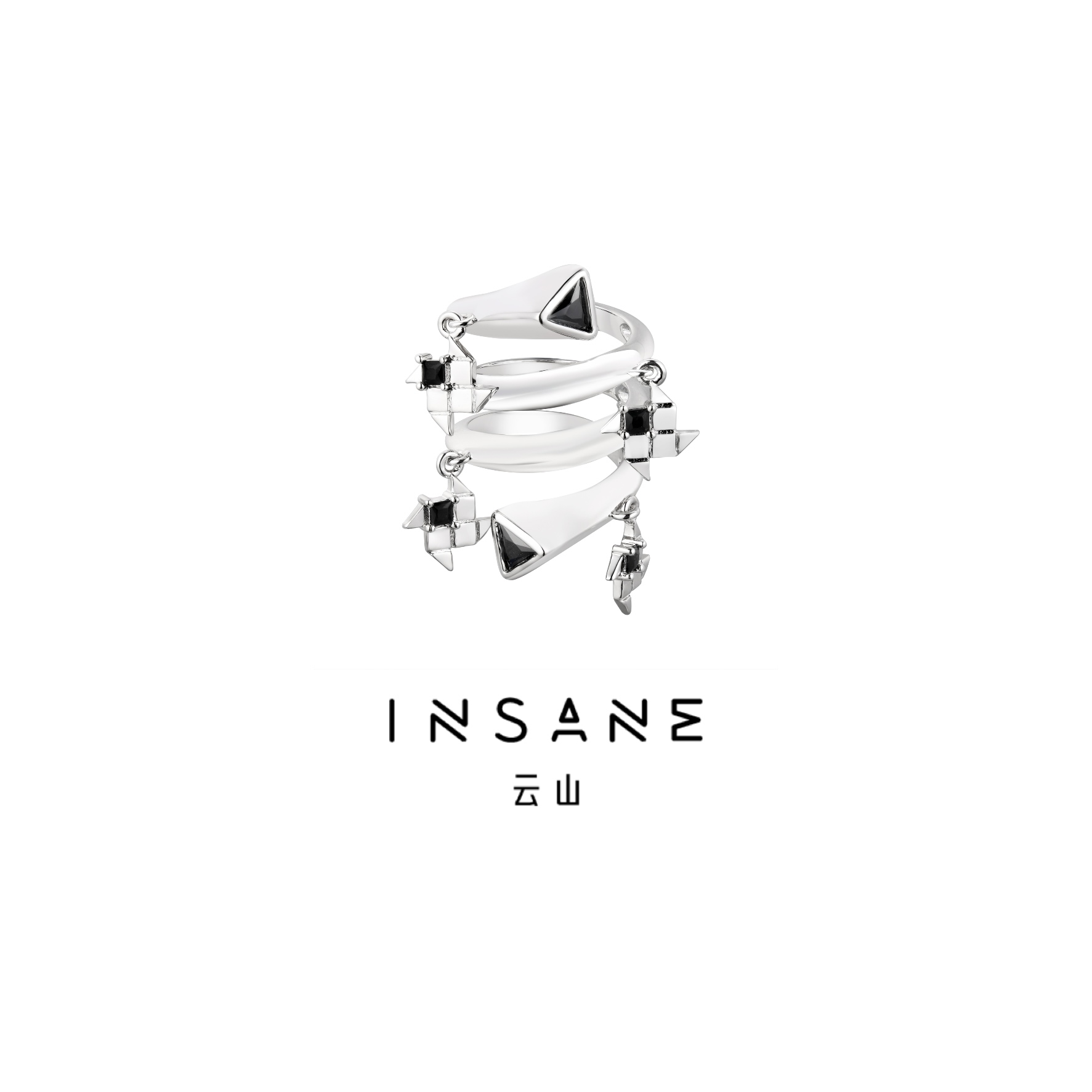 INSANE云山原创设计螺旋风车戒指