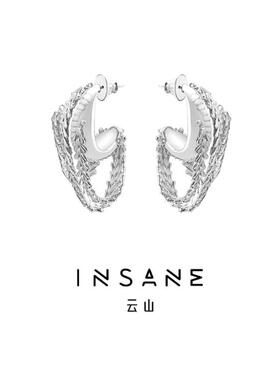 INSANE云山麒麟系列原创设计国风个性高级轻奢流苏耳钉