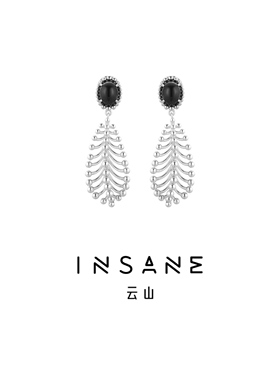 INSANE/云山 铜合金珐琅耳饰 X•EVERYDAY小众灵动个性酷甲耳钉