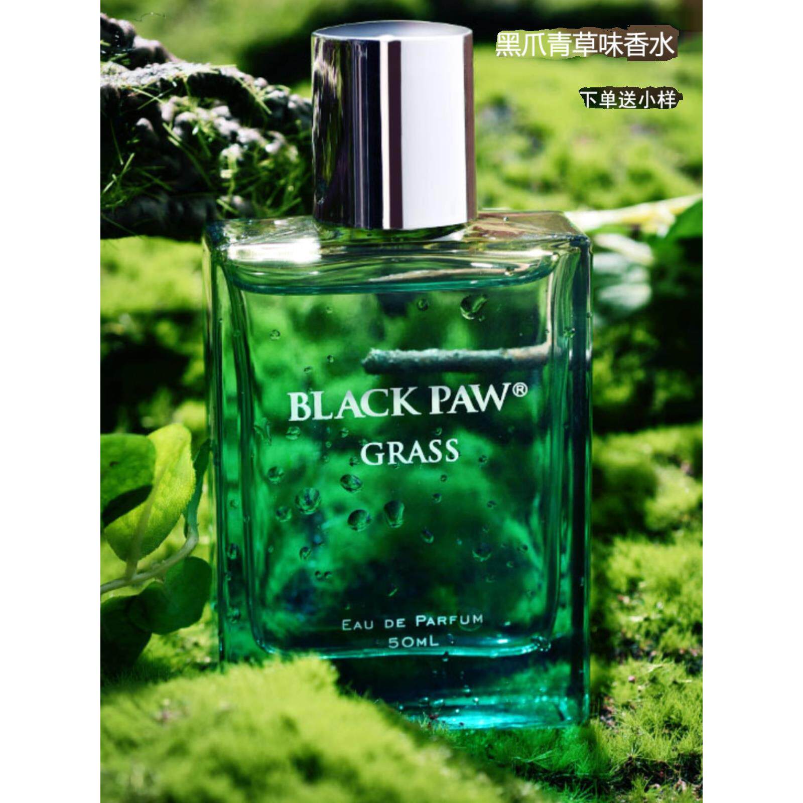 black paw黑爪青草味香水男女持久淡香绿意中性小众不撞香清木香