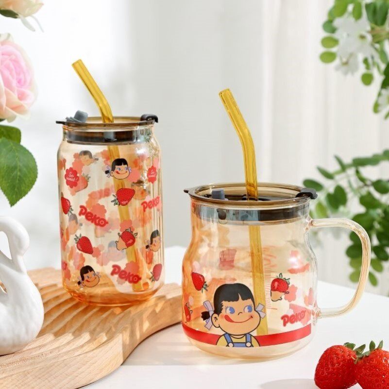 高颜值大容量梅森杯女ins吸管玻璃杯2022新款网红奶茶杯