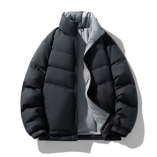 羽绒服男生2025冬季新款加厚保暖立领潮流外套鸭绒韩版面包服上衣