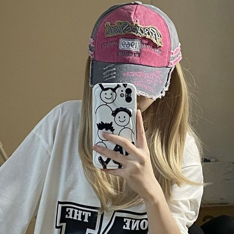 复古破洞毛边水洗做旧鸭舌帽棒球帽街头小众潮牌男女时尚百搭,运动/瑜伽/健身/球迷用品,棒球帽,淘宝优惠券,粉丝福利购,淘宝优惠卷