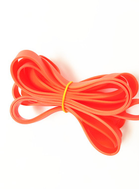新品上架环保合成橡胶制品收纳捆绑橙色橡皮筋办公家居整理直径50