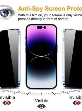 2PCS Privacy Screen Protector for IPhone 15 14 11 12 13 Pro